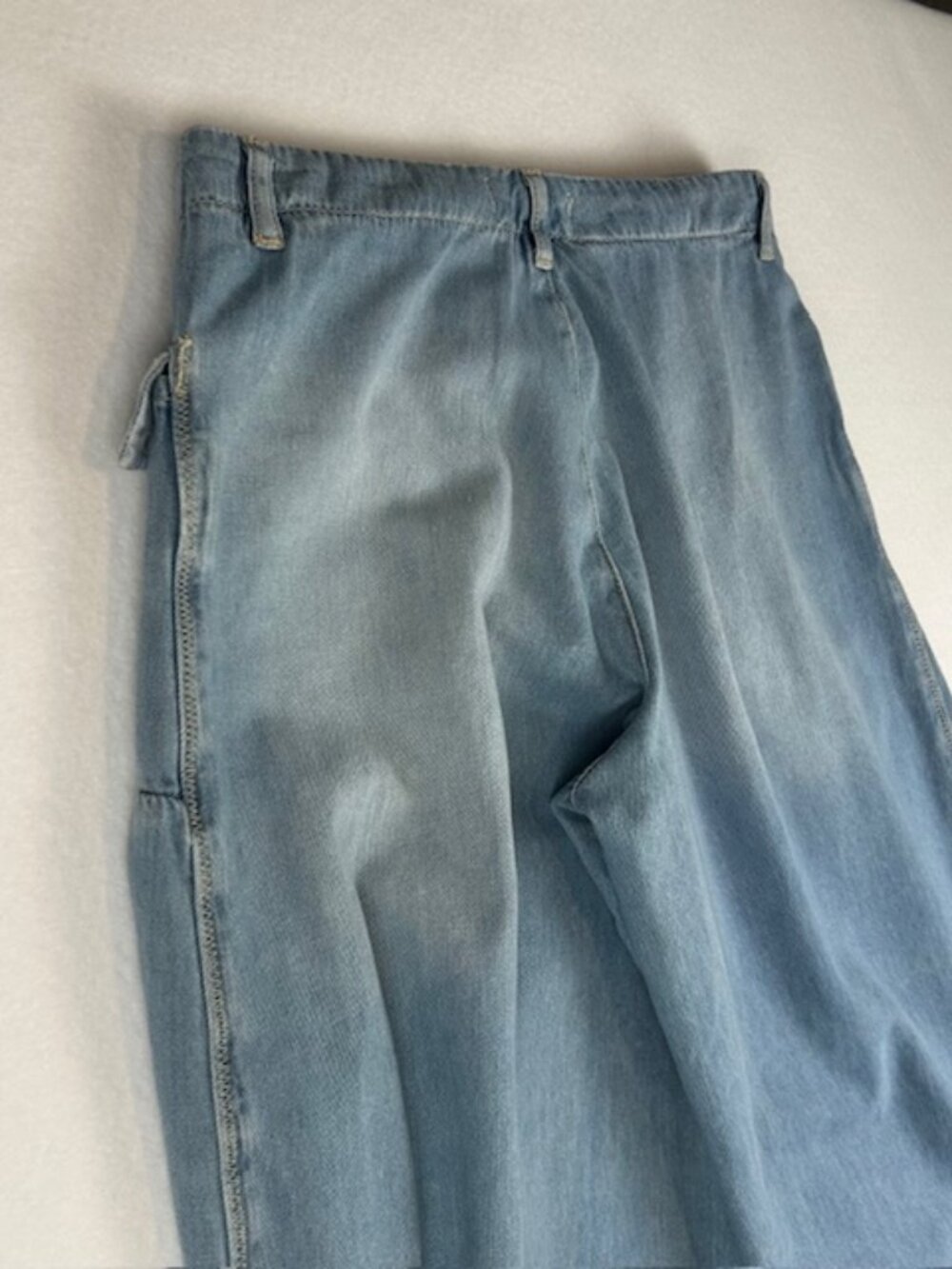 Free People We the Free | Lotus Balloon Jeans Womens light wash Bijou Blue sz 28 - Picture 13 of 14